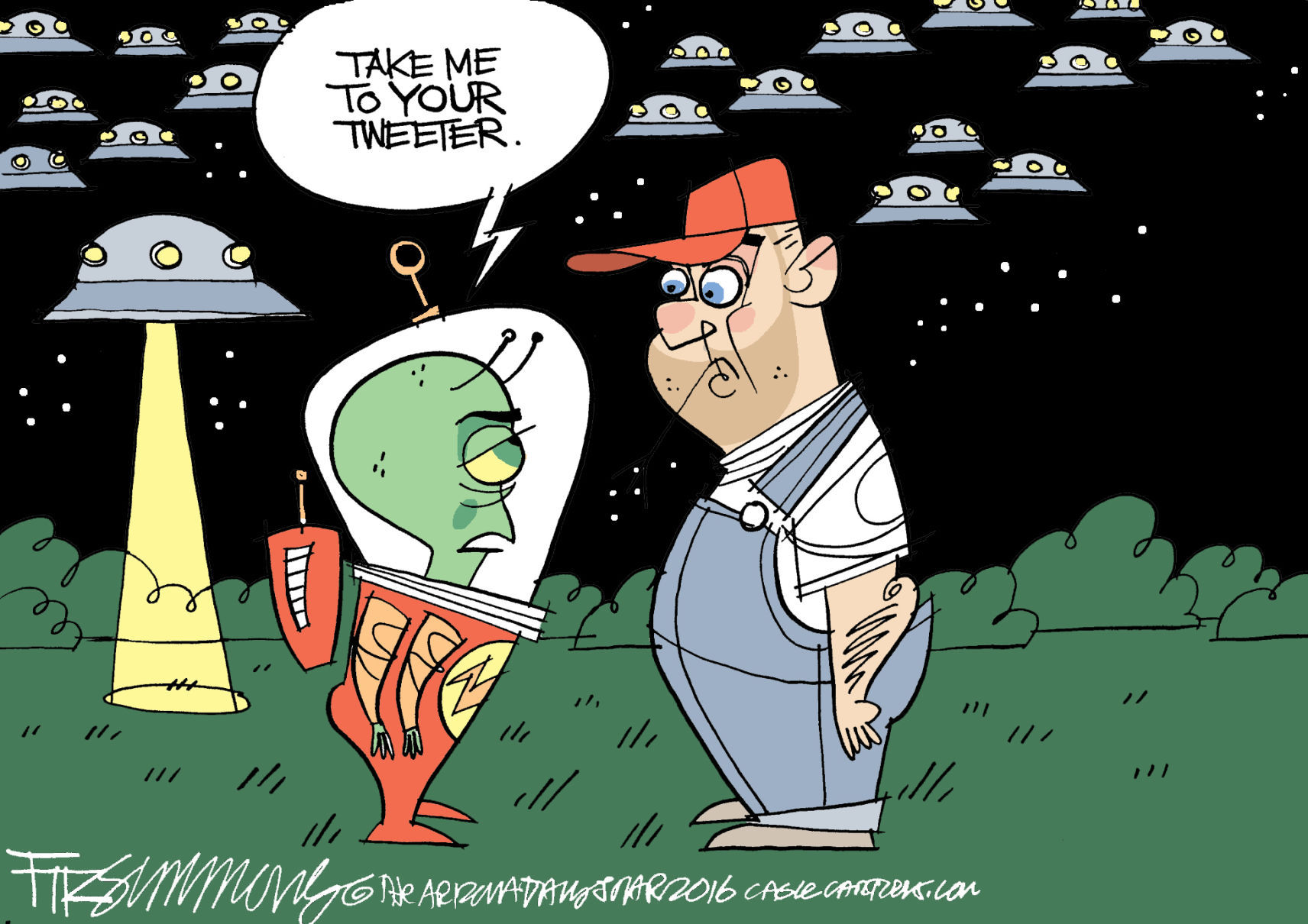 Daily Fitz Cartoon: Contact